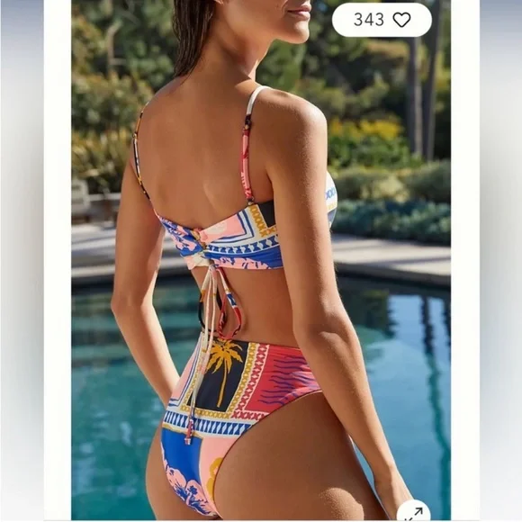 NWT Maaji Women's Rise/High Leg Bottom - Picture 3 of 8